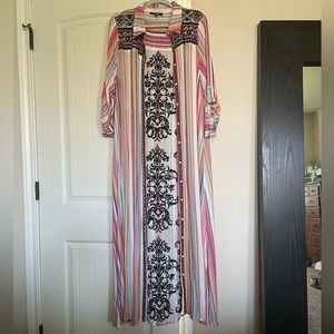 Multi Color Button Up 💜🩵🩷💛